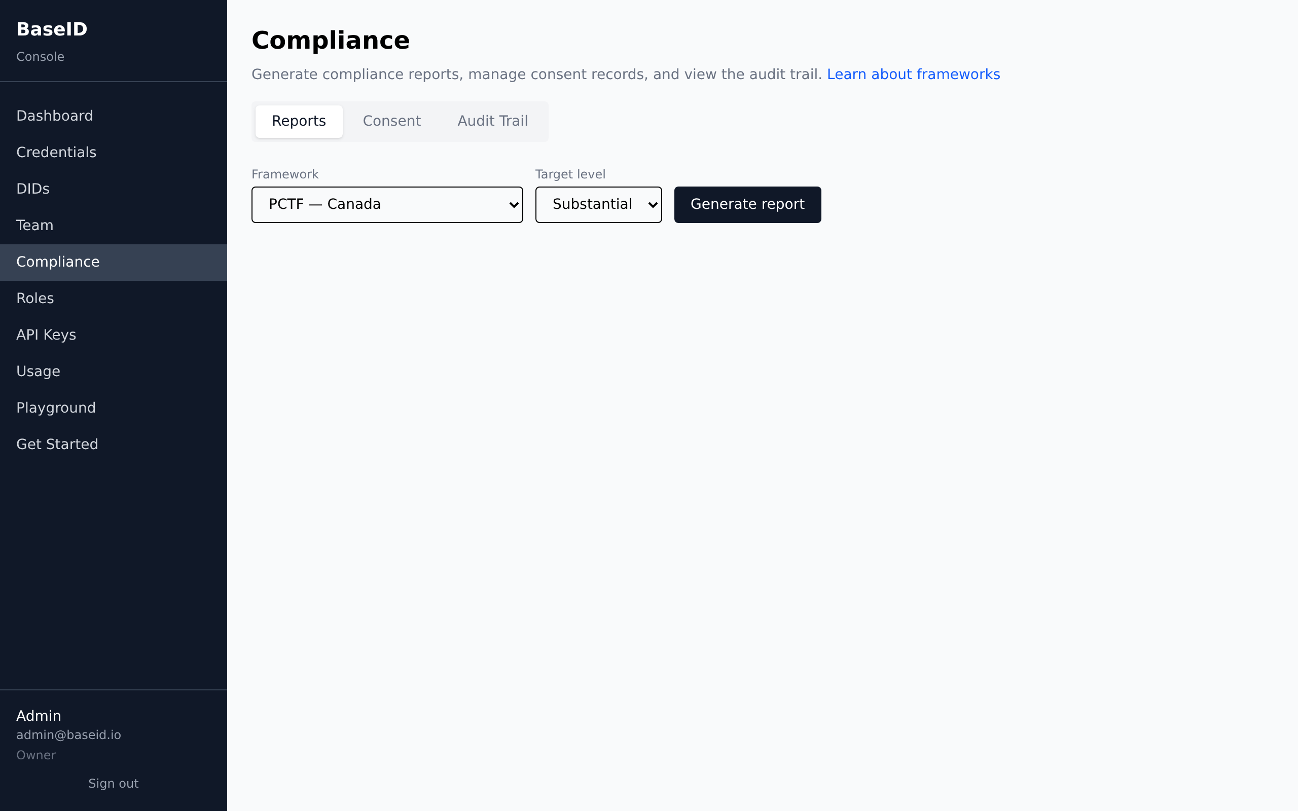Audit trail